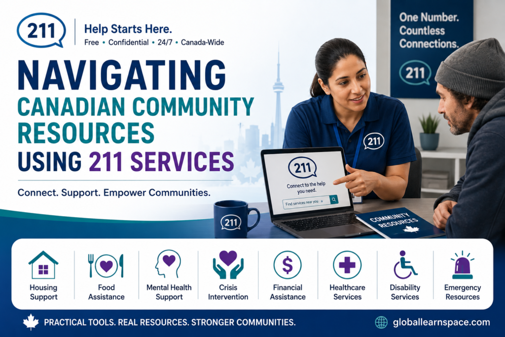 Navigating Canadian Community Resources Using 211 Services